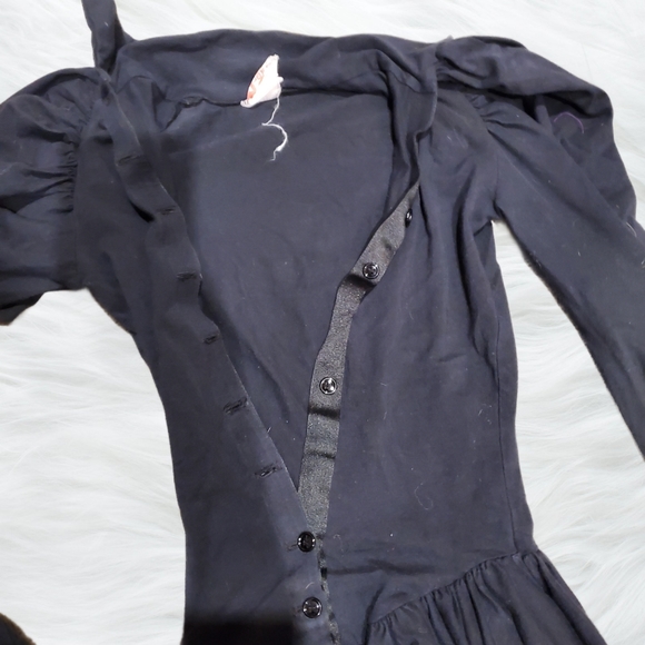 BETSEY JOHNSON Vintage Puff Sleeved Jumpsuit 'Punk Label' - Picture 6 of 10